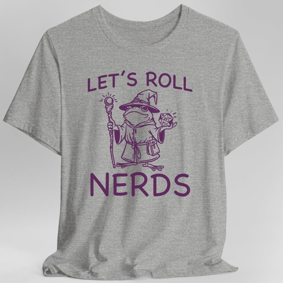 Funny D&D "Let’s Roll Nerds" Shirt - Aaria Tees Aaria Tees