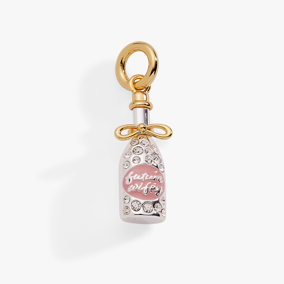 ‘Future Wifey’ Crystal Champagne Charm - Aaria Tees