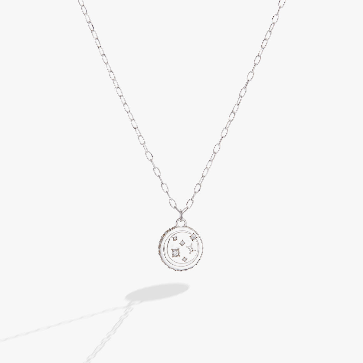 Gemini Zodiac Precious Necklace - Aaria Tees
