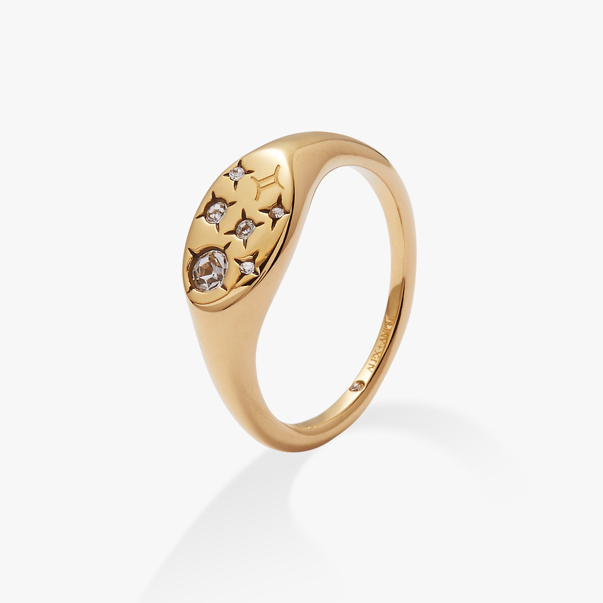 Gemini Zodiac Ring - Aaria Tees Aaria Tees