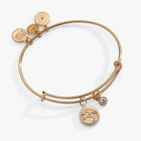 Gemini Zodiac Charm Bangle - Aaria Tees Aaria Tees