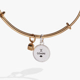 Gemini Zodiac Charm Bangle - Aaria Tees Aaria Tees