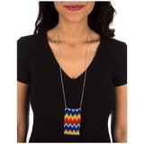 Geometric Beaded Pendant Necklace - Aaria Tees Aaria Tees