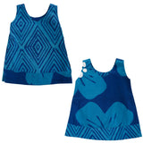 Ghana Batik Girls' Reversible Dress - Aaria Tees Aaria Tees