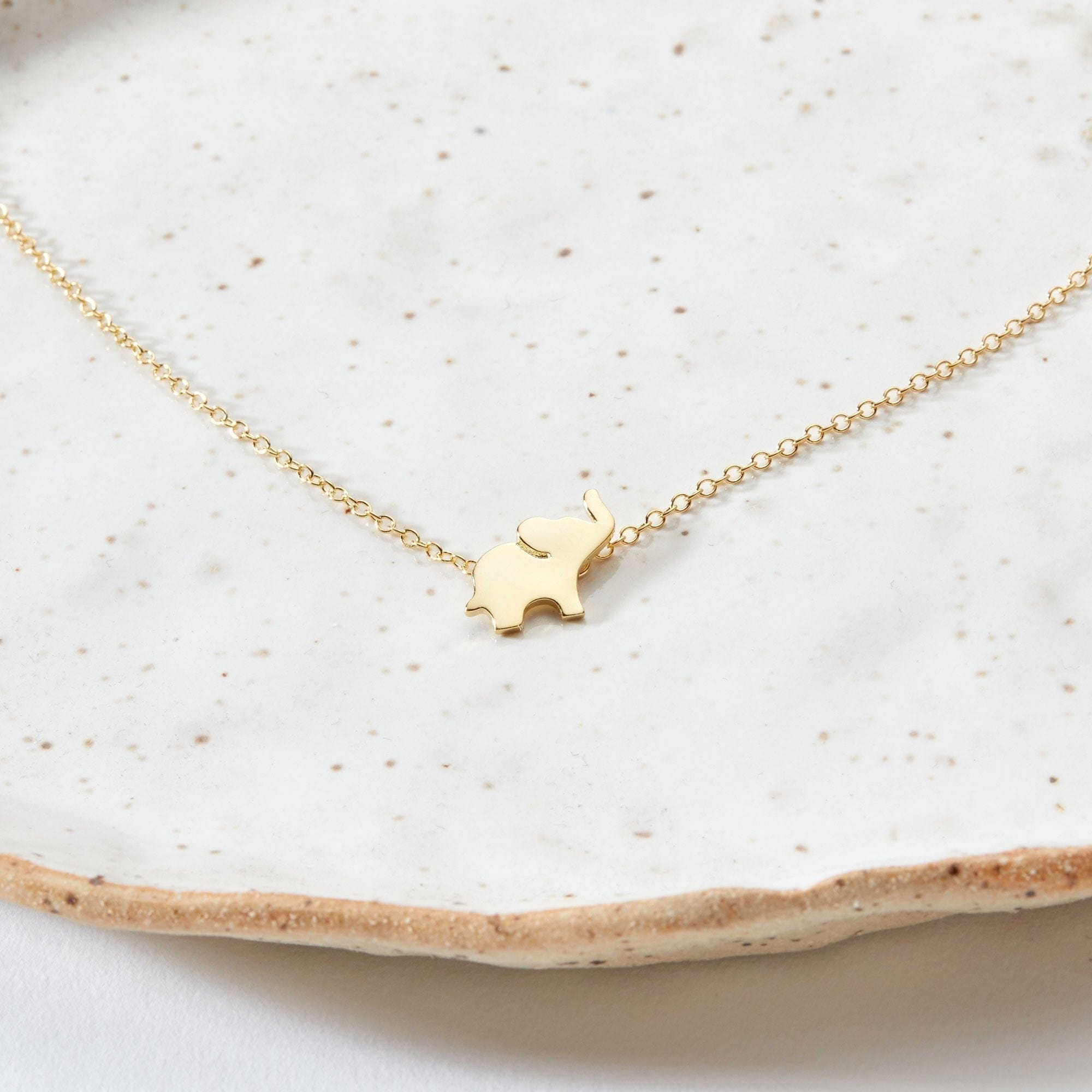Gifts for Women with Cancer Elephant Pendant Necklace - Aaria Tees Aaria Tees