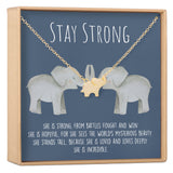 Gifts for Women with Cancer Elephant Pendant Necklace - Aaria Tees Aaria Tees