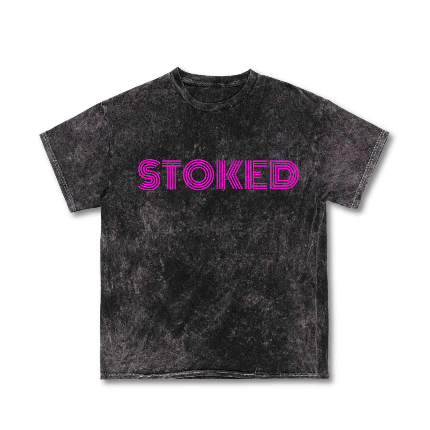 Girls STOKED Graphic T-Shirt - Aaria Tees Aaria Tees