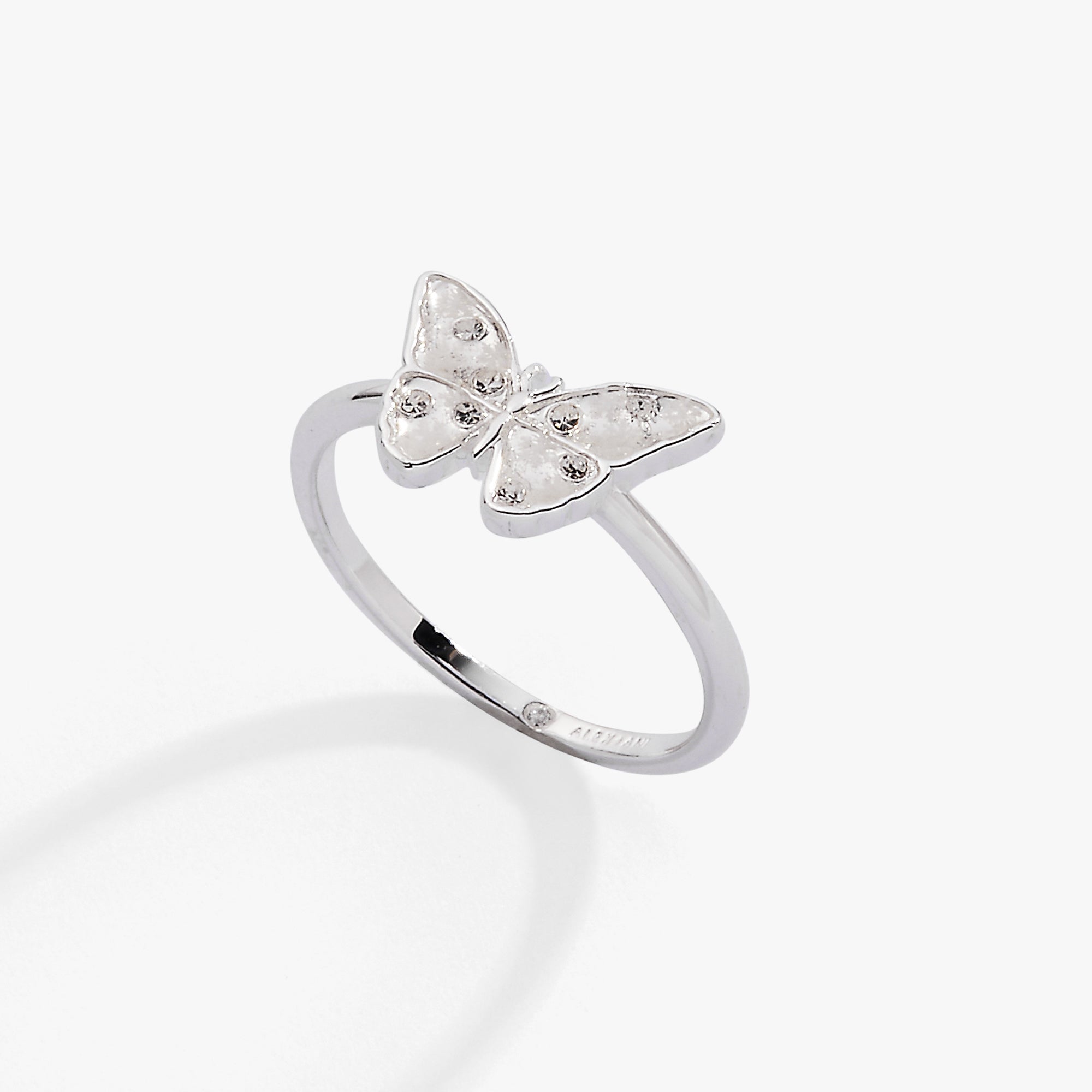 Glass Butterfly Statement Ring - Aaria Tees Aaria Tees