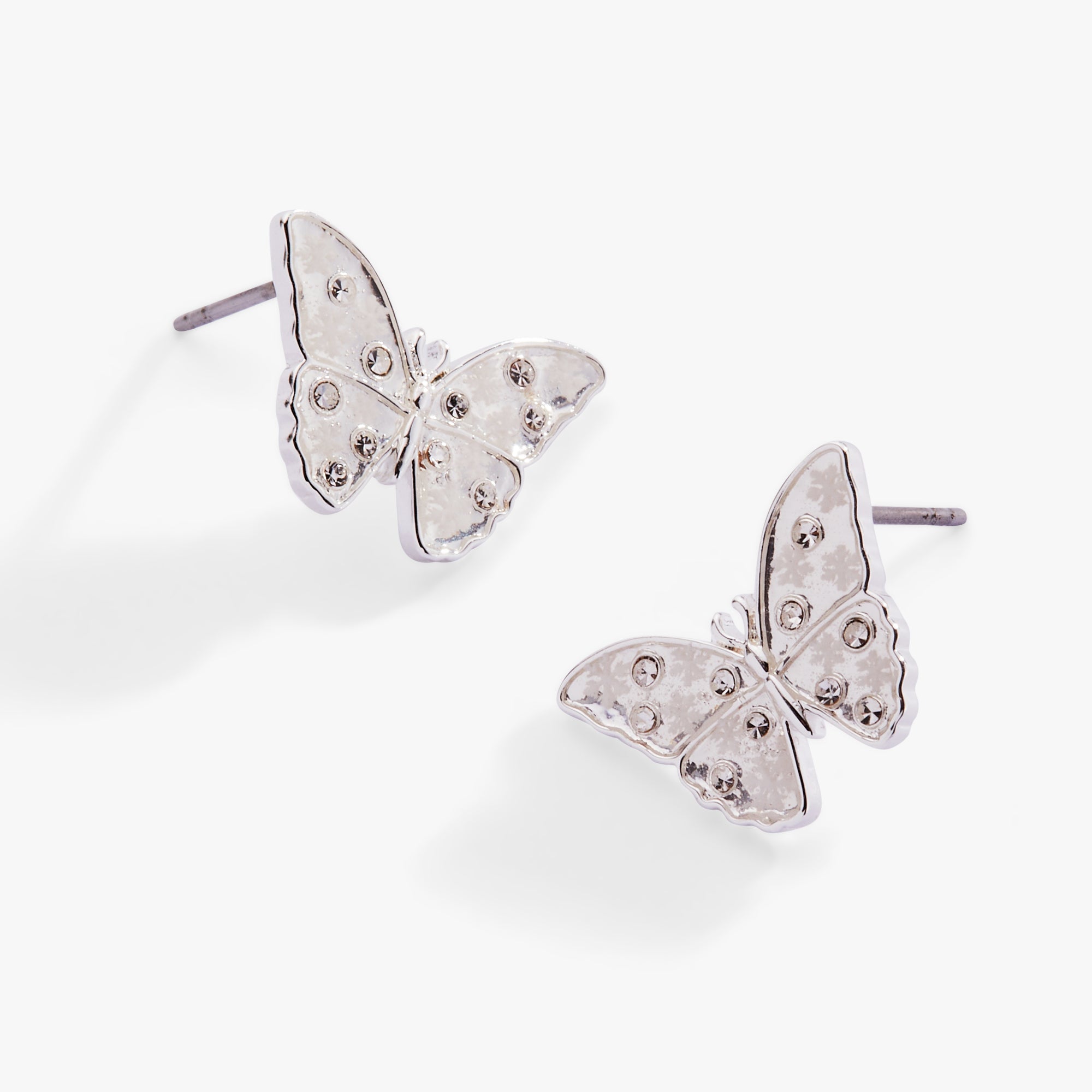 Glass Butterfly Statement Stud Earrings - Aaria Tees Aaria Tees
