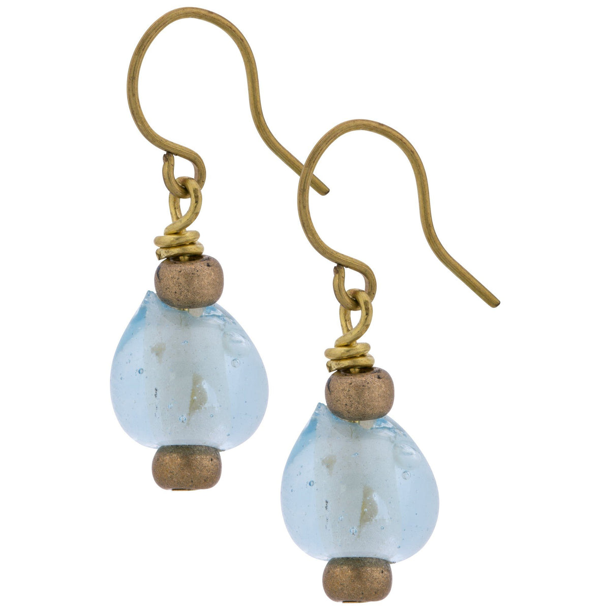 Glass Droplet Earrings - Aaria Tees