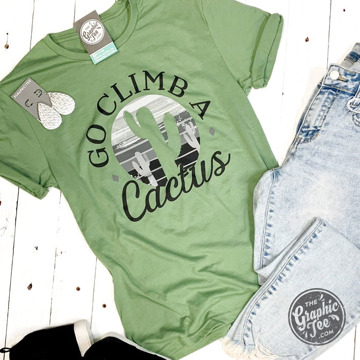 Go Climb A Cactus Tee - Aaria Tees