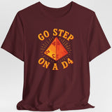 Go Step On A D4 Funny DnD T-Shirt - Aaria Tees Aaria Tees