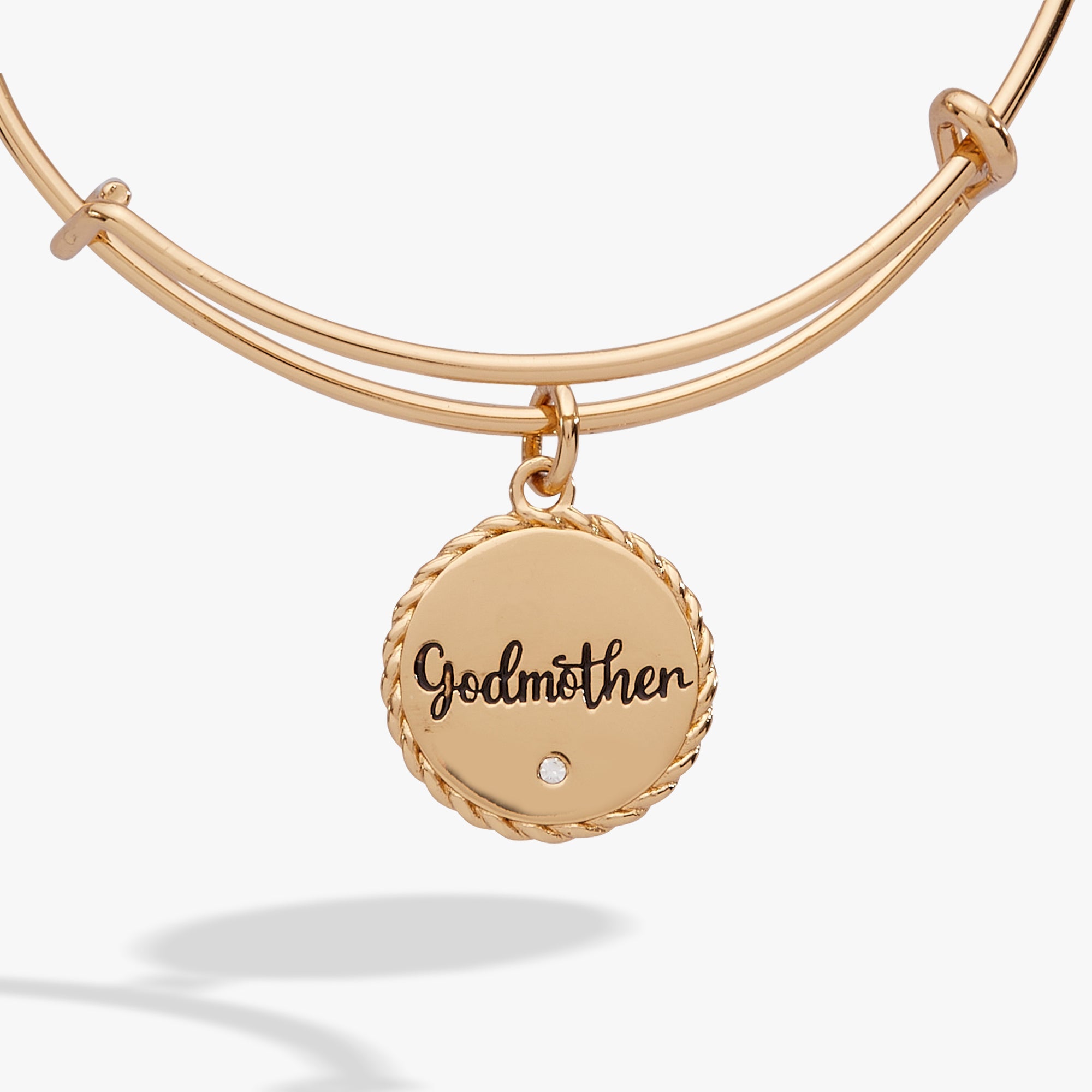 Godmother 'Loves Like A Parent, Acts Like A Friend' Charm Bangle - Aaria Tees Aaria Tees