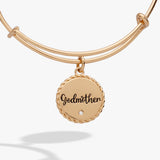 Godmother 'Loves Like A Parent, Acts Like A Friend' Charm Bangle - Aaria Tees Aaria Tees