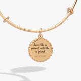 Godmother 'Loves Like A Parent, Acts Like A Friend' Charm Bangle - Aaria Tees Aaria Tees