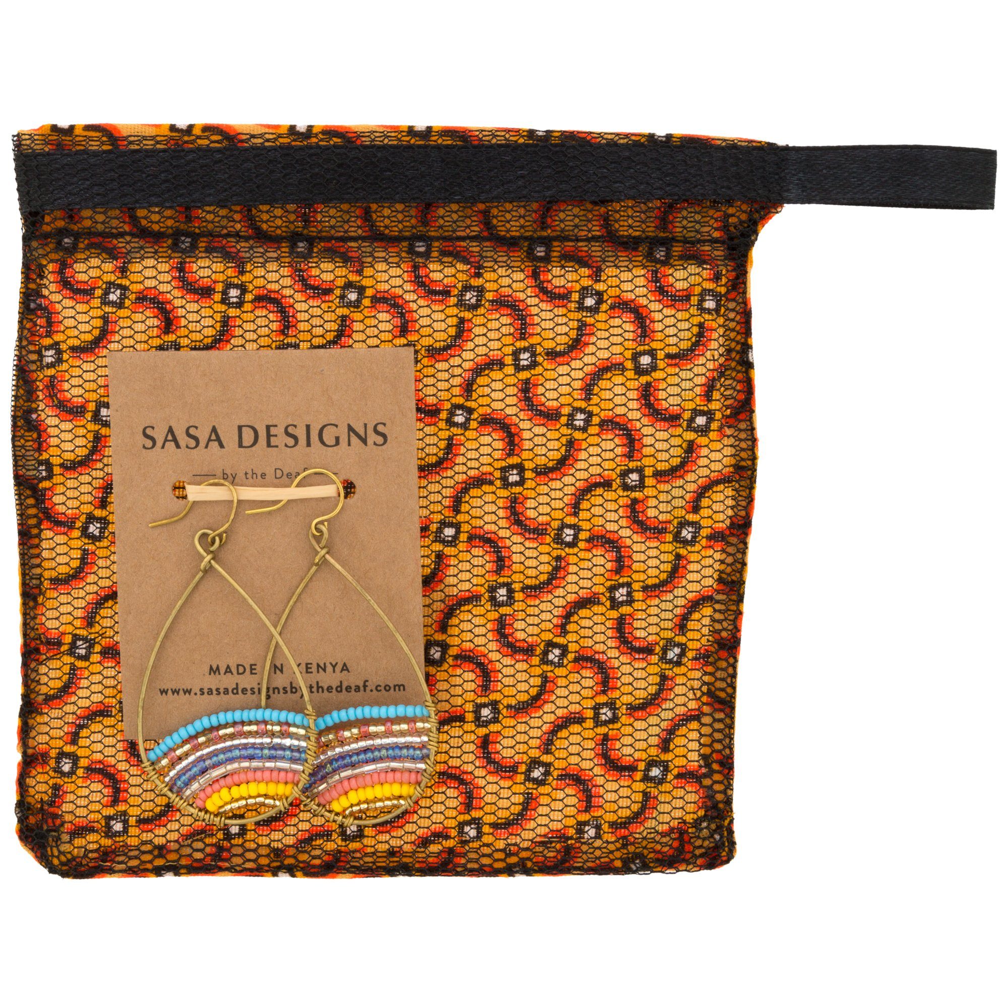 Good Karma Beaded Hoops - Aaria Tees Aaria Tees