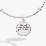 Grandma 'Wise And Warm, Her Love Feels Like Home' Charm Bangle - Aaria Tees Aaria Tees
