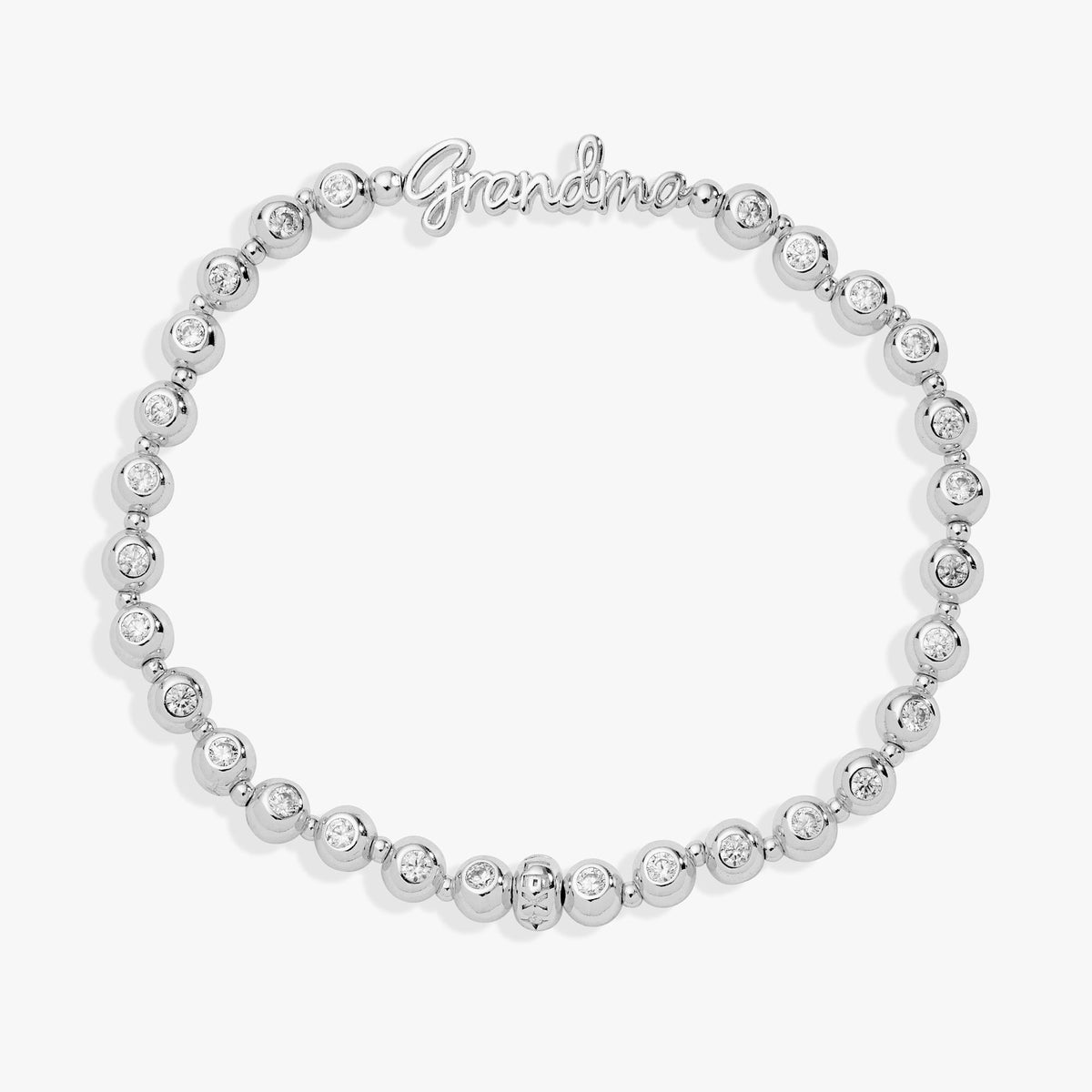 Grandma Elongated Crystal Stretch Bracelet - Aaria Tees