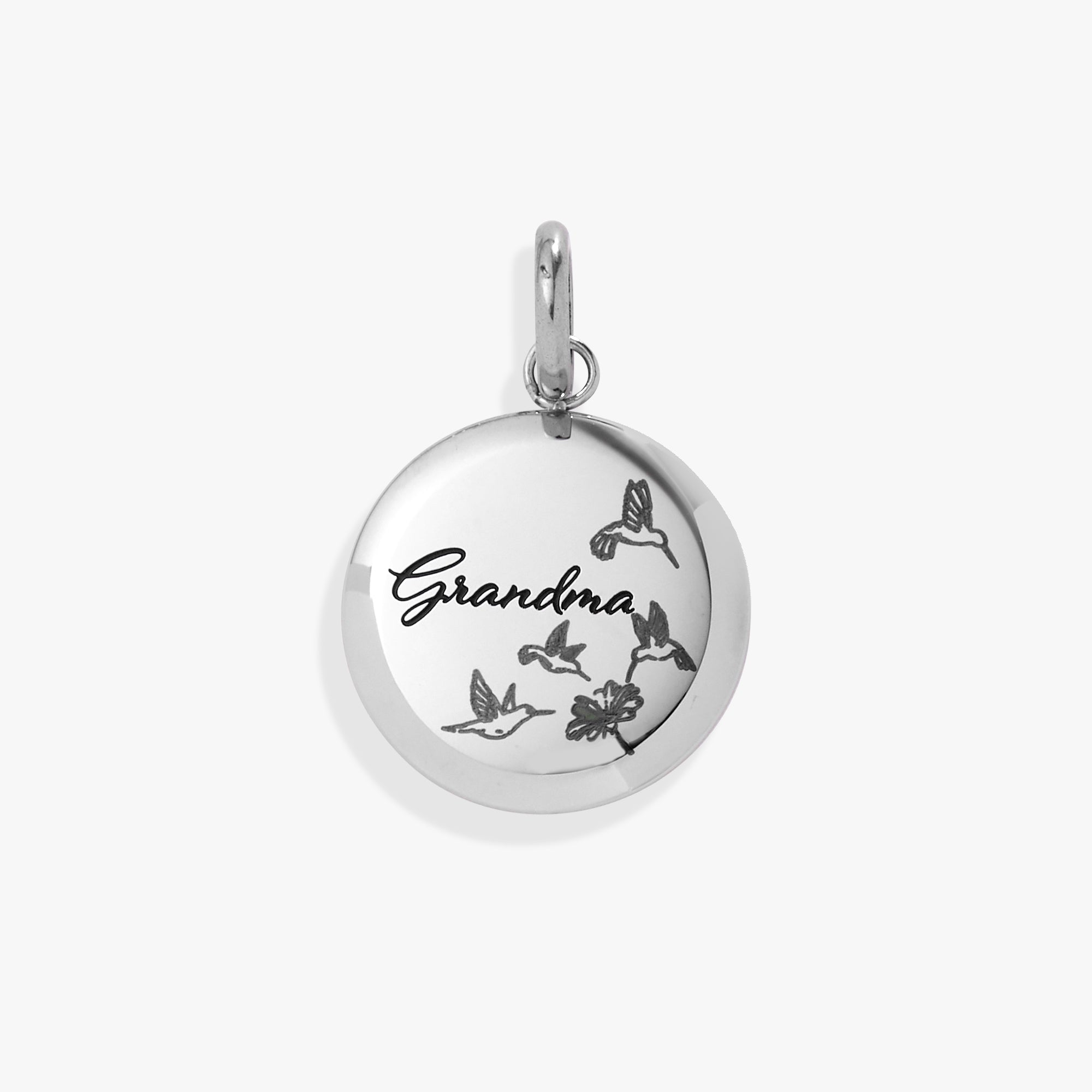Grandma Hummingbird Disc Charm - Aaria Tees Aaria Tees