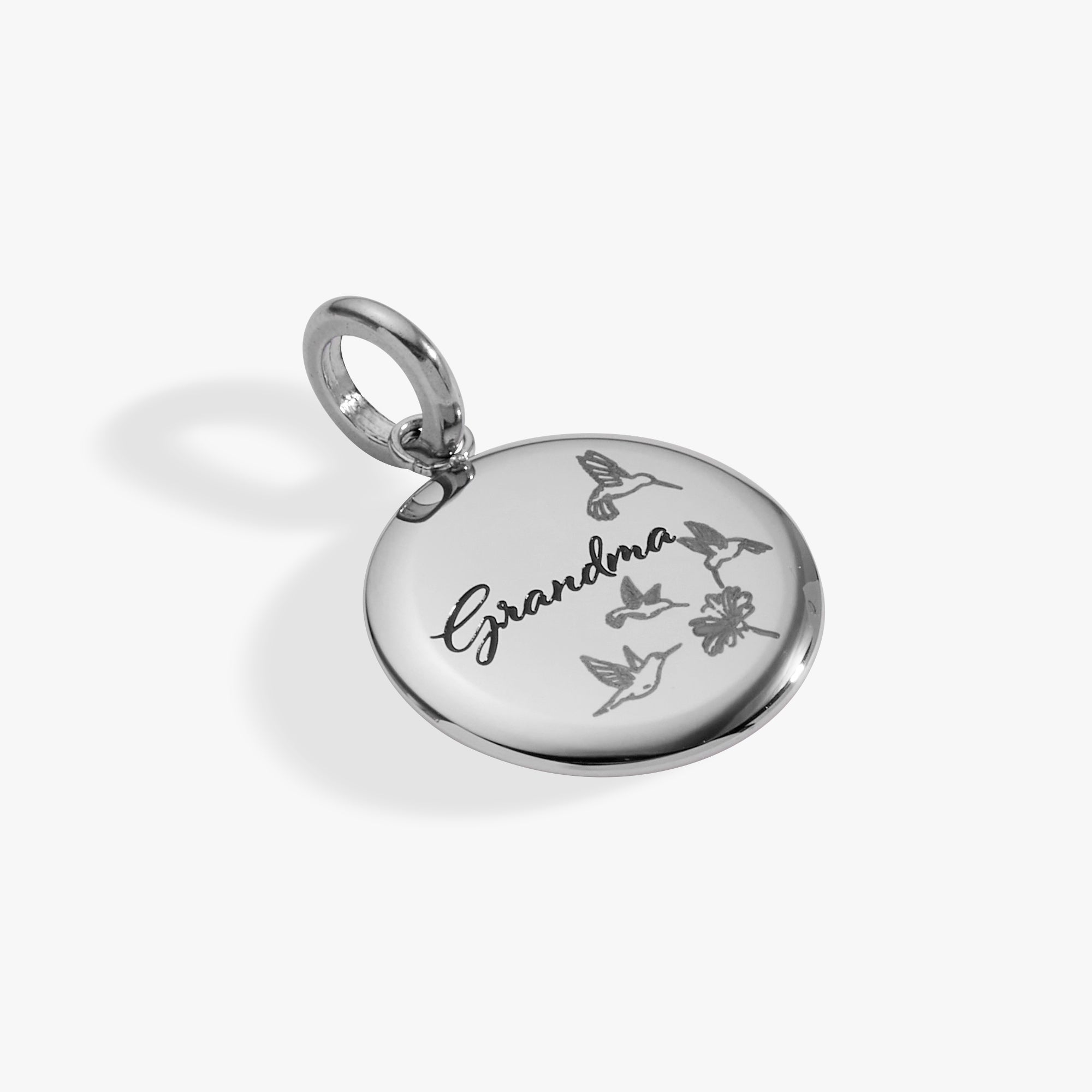 Grandma Hummingbird Disc Charm - Aaria Tees Aaria Tees
