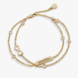 Grandma Infinity Chain Double Strand Bracelet - Aaria Tees Aaria Tees