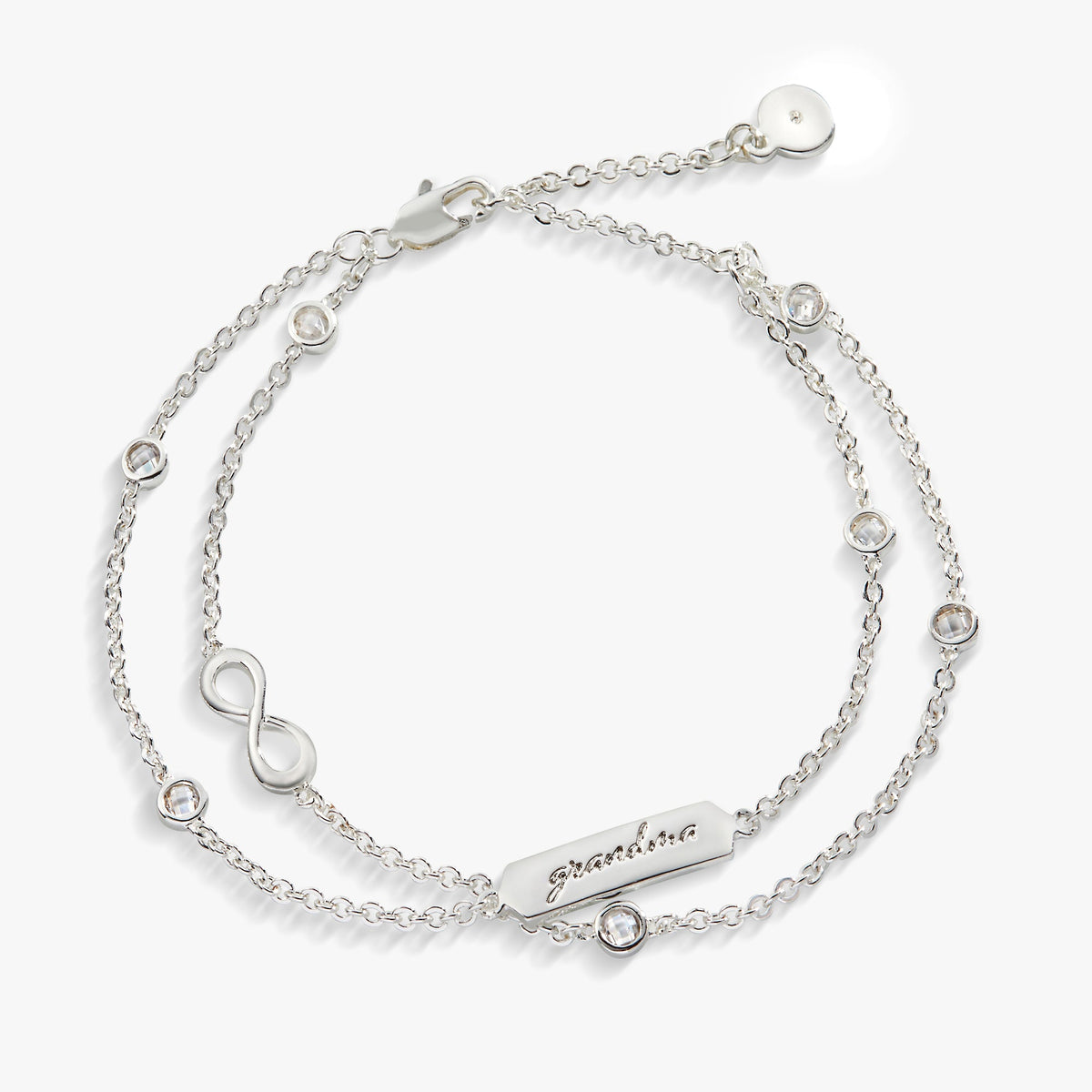 Grandma Infinity Chain Double Strand Bracelet - Aaria Tees