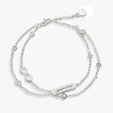Grandma Infinity Chain Double Strand Bracelet - Aaria Tees Aaria Tees