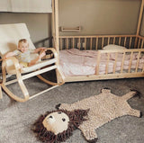Organic Wool Play Mat + Nursery Rug  | Lion - Aaria Tees Aaria Tees