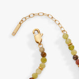 Green Ombre Semi-Precious Beaded Anklet - Aaria Tees Aaria Tees