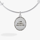 Two-Tone Guardian Angel Bangle - Aaria Tees Aaria Tees