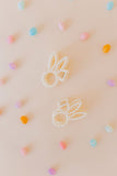 Hair Clip - Paris Pearl Bunny - Aaria Tees Aaria Tees