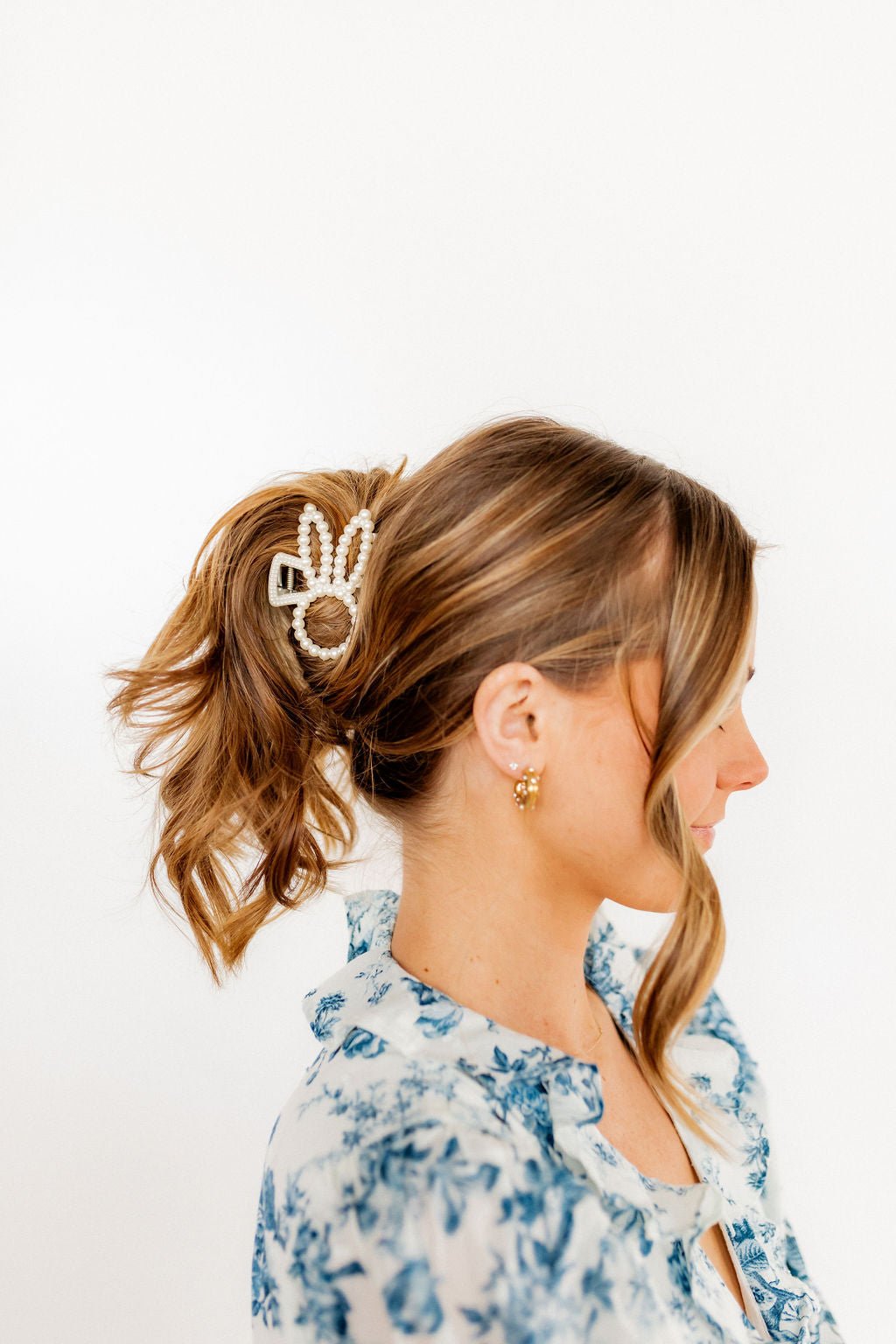 Hair Clip - Paris Pearl Bunny - Aaria Tees Aaria Tees