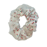 Hair Scrunchie - Cherry - Aaria Tees Aaria Tees