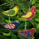 Haitian Papier Mache Bird Ornament - Aaria Tees Aaria Tees