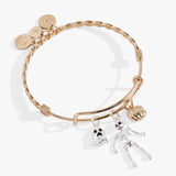 Ghost, Skeleton and Pumpkin Trio Charm Bangle - Aaria Tees Aaria Tees
