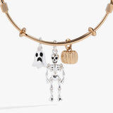 Ghost, Skeleton and Pumpkin Trio Charm Bangle - Aaria Tees Aaria Tees