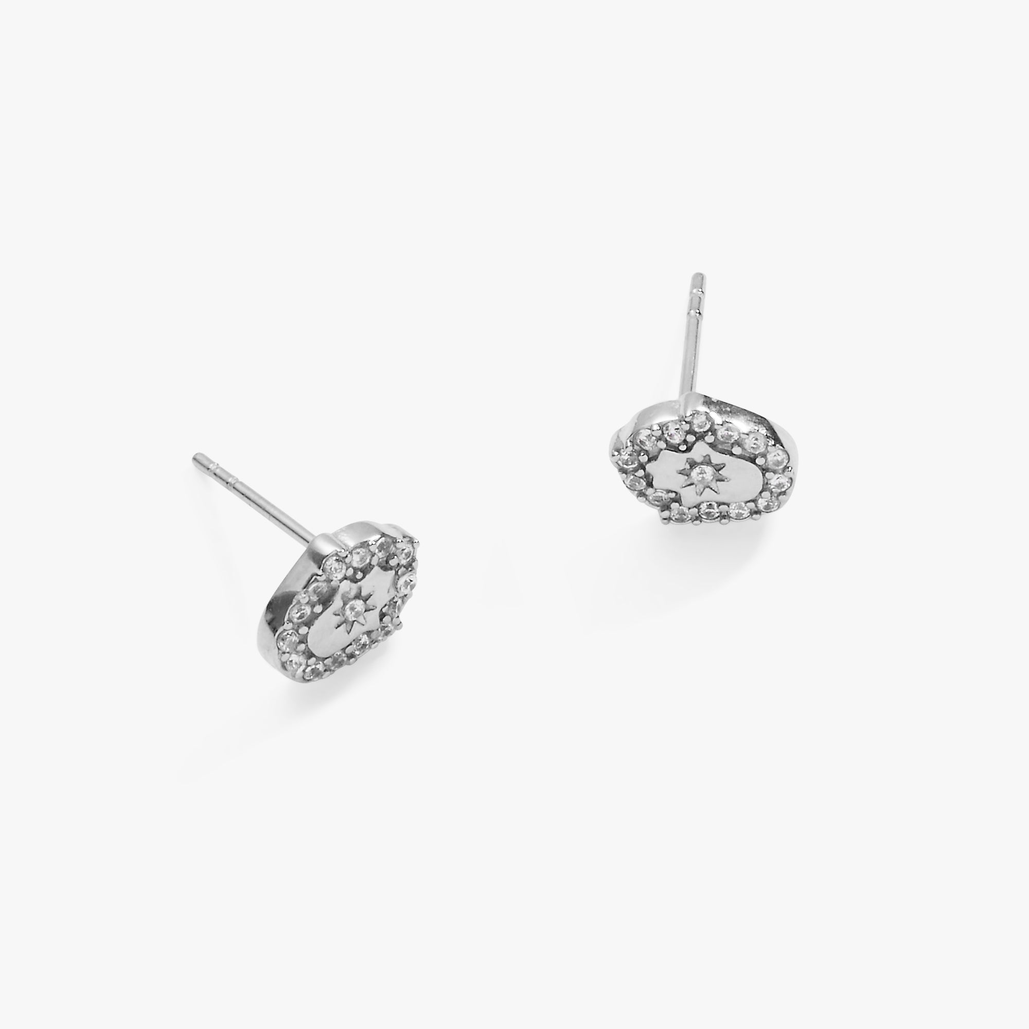 Hamsa Mini Stud Earrings - Aaria Tees Aaria Tees