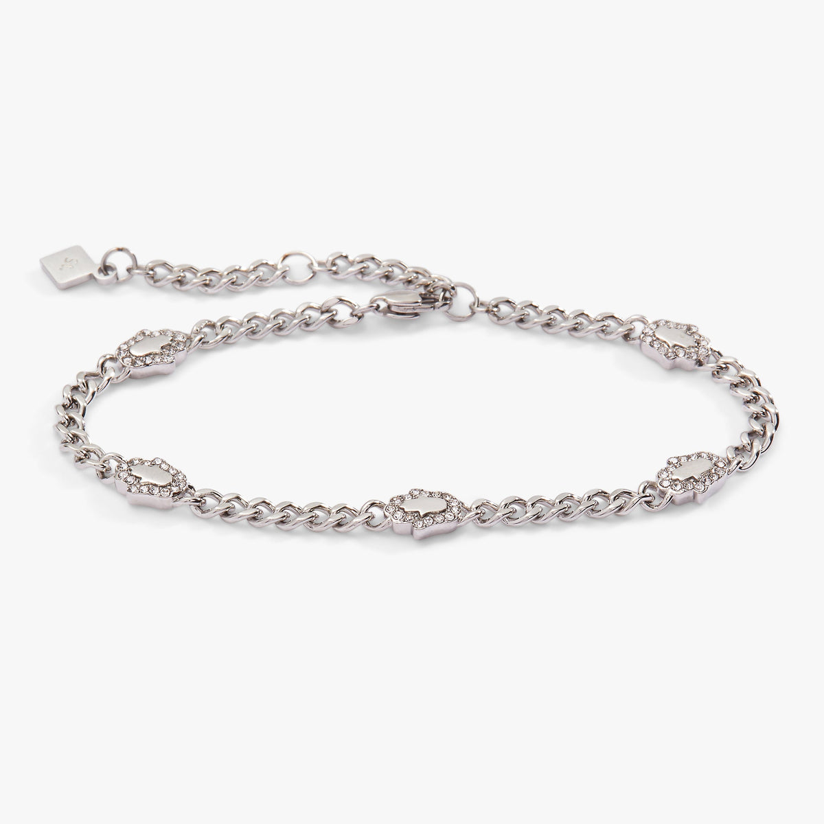 Hamsa Curb Chain Bracelet - Aaria Tees