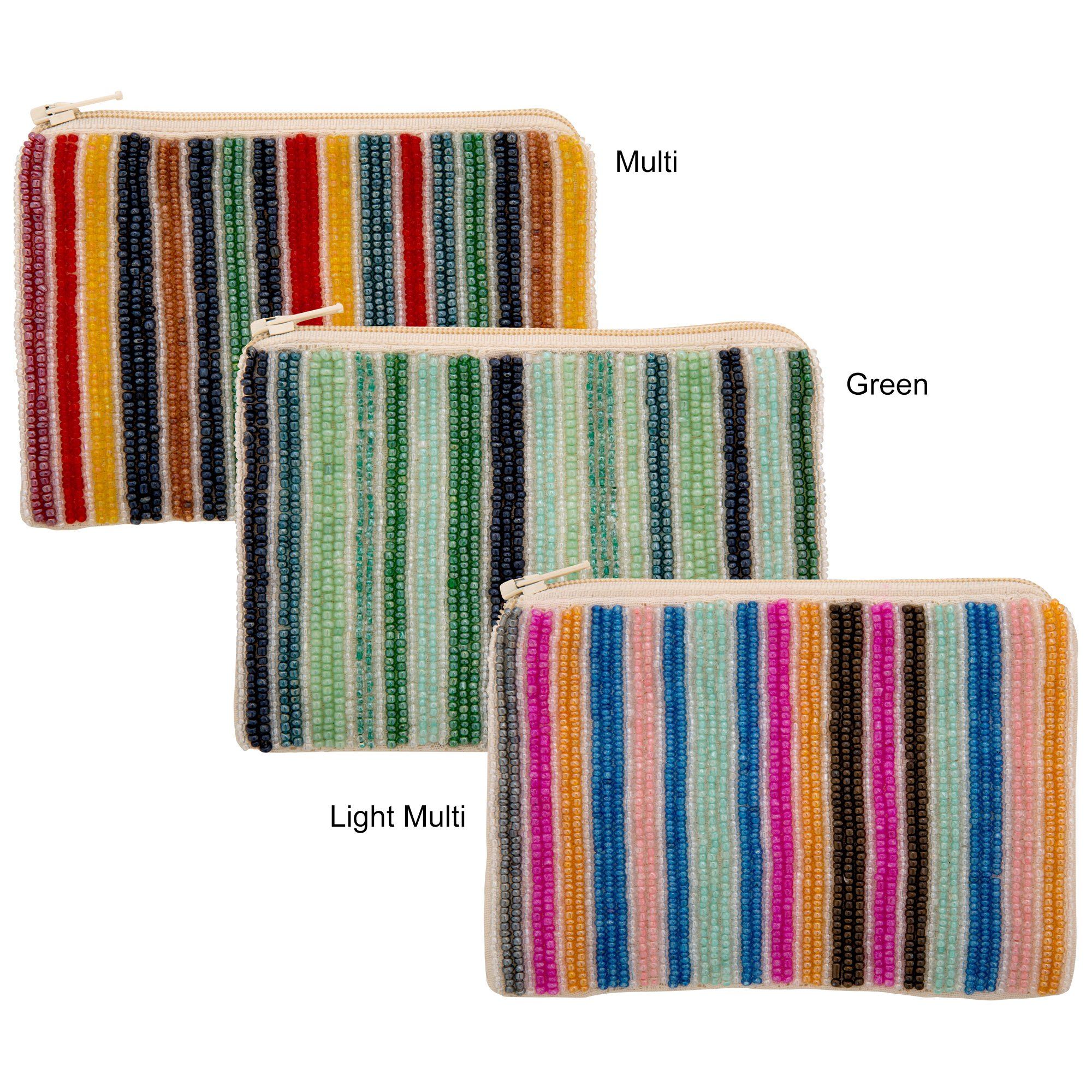 Hand-Beaded Horizon Pouch - Aaria Tees Aaria Tees