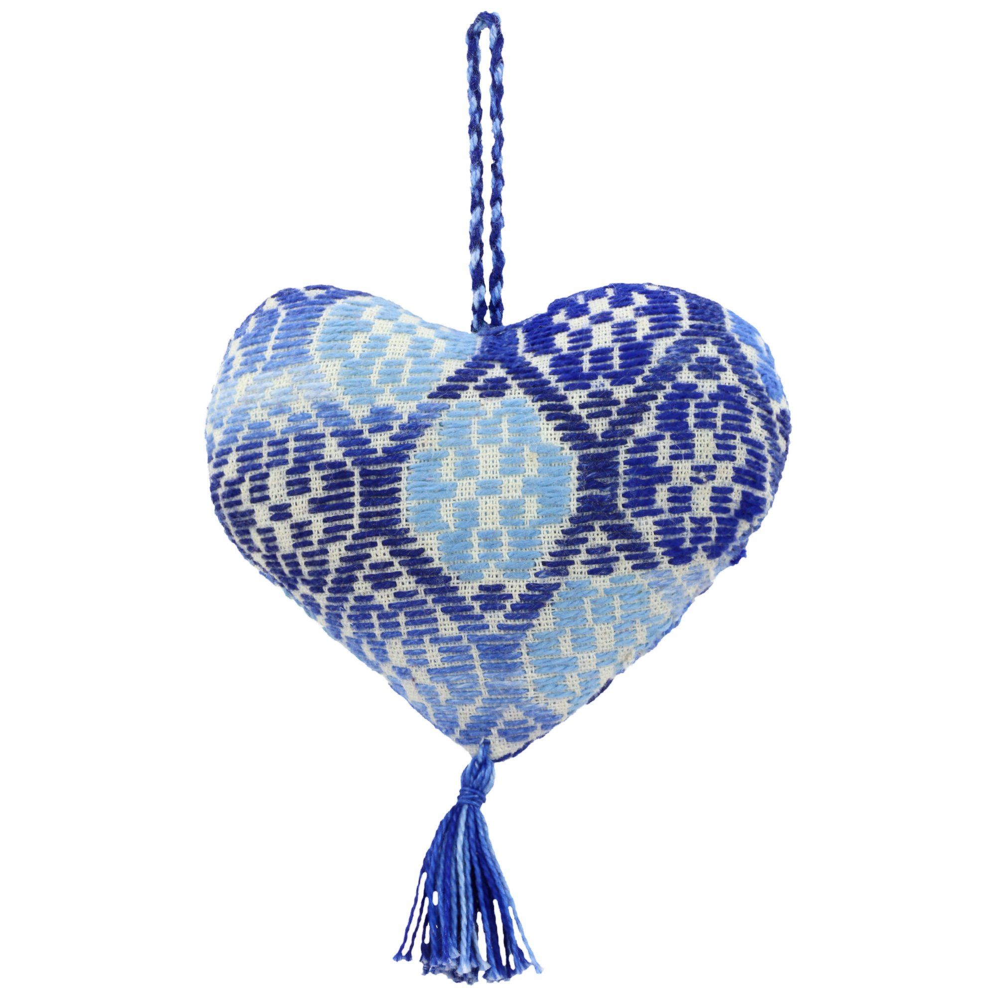Hand-Embroidered Heart Ornament - Aaria Tees Aaria Tees