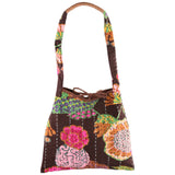Hand Stitched Kantha Hobo Bag - Aaria Tees Aaria Tees