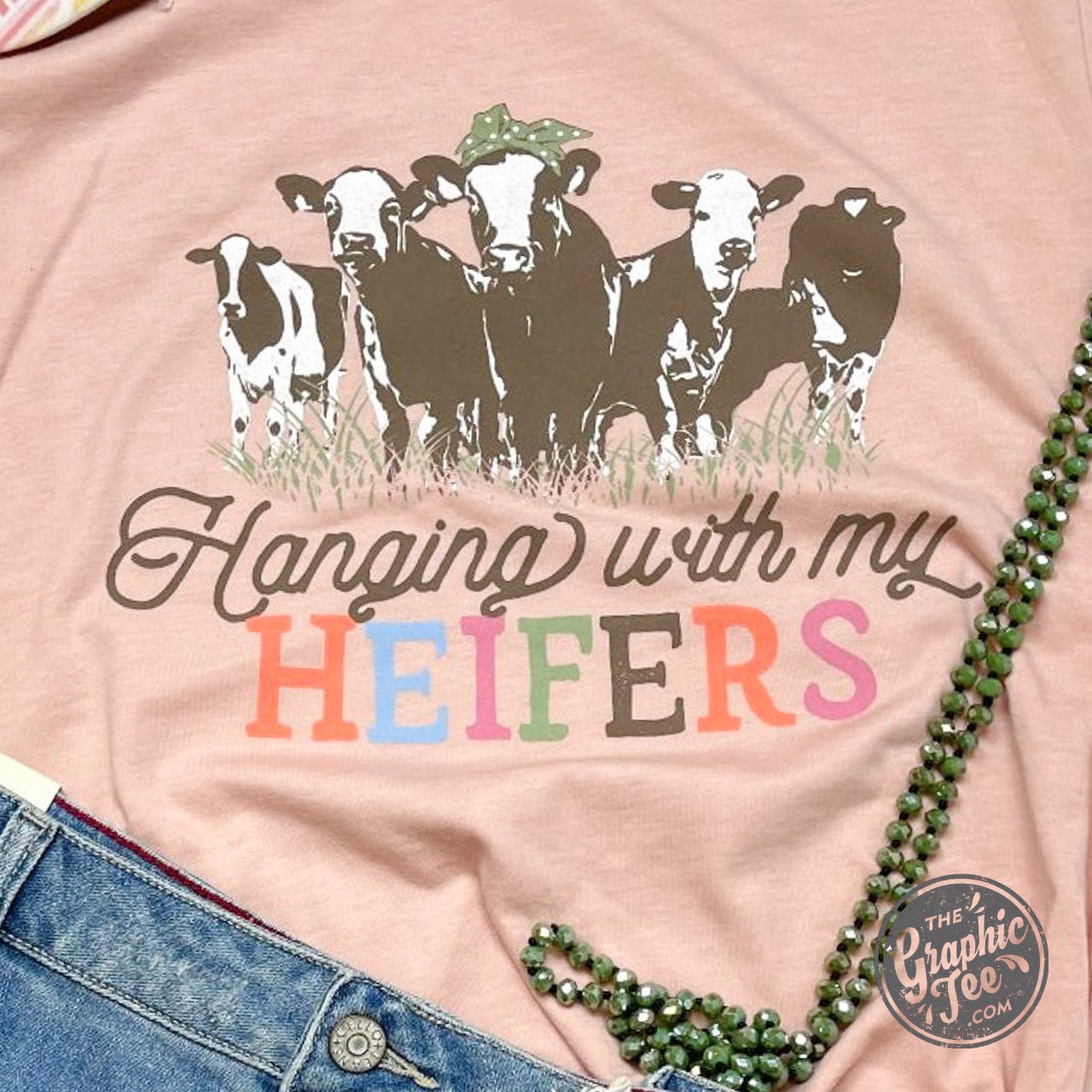 Hanging With My Heifers Tee - Aaria Tees Aaria Tees