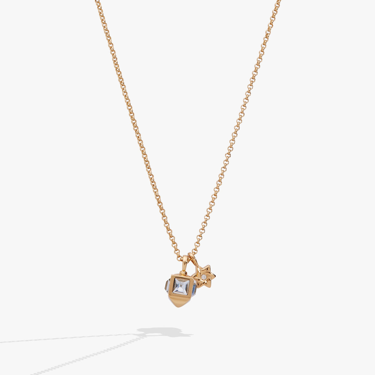 Hanukkah Star of David and Dreidel Pendant Necklace - Aaria Tees