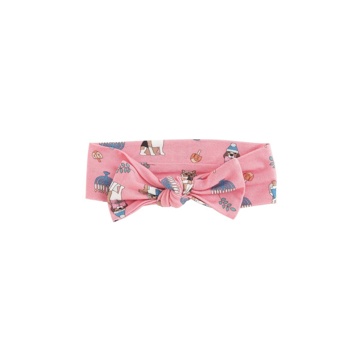 Hanukkah Pets (Bow Headband) - Pink - Aaria Tees