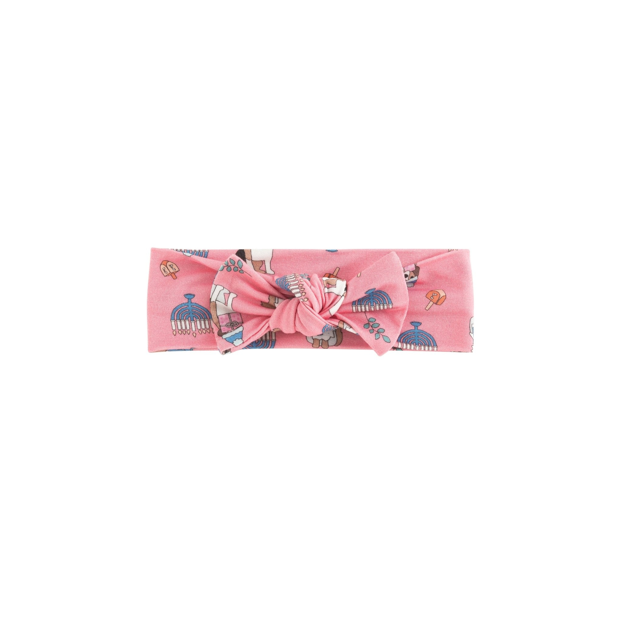 Hanukkah Pets (Bow Headband) - Pink - Aaria Tees Aaria Tees