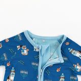 Hanukkah Pets (Convertible Zip Footies) - Blue - Aaria Tees Aaria Tees
