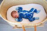 Hanukkah Pets (Convertible Zip Footies) - Blue - Aaria Tees Aaria Tees