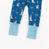 Hanukkah Pets (Convertible Zip Footies) - Blue - Aaria Tees Aaria Tees