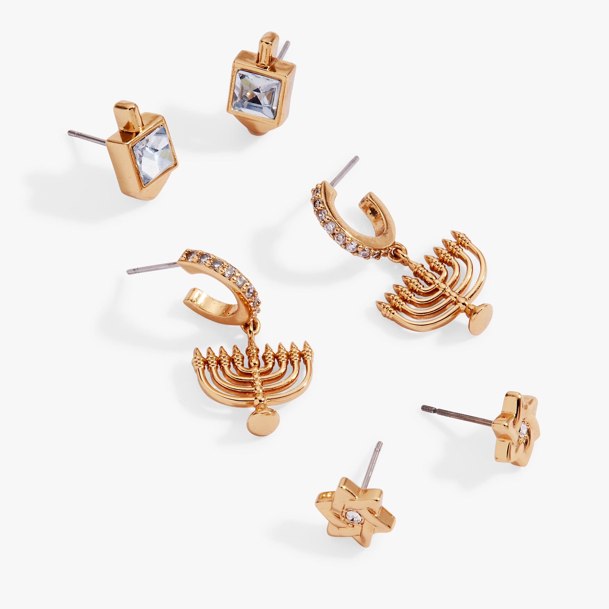 Hanukkah Stud Set - Aaria Tees Aaria Tees