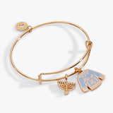 Hanukkah 'Let's Get Lit' Ugly Sweater & Menorah Bangle - Aaria Tees Aaria Tees